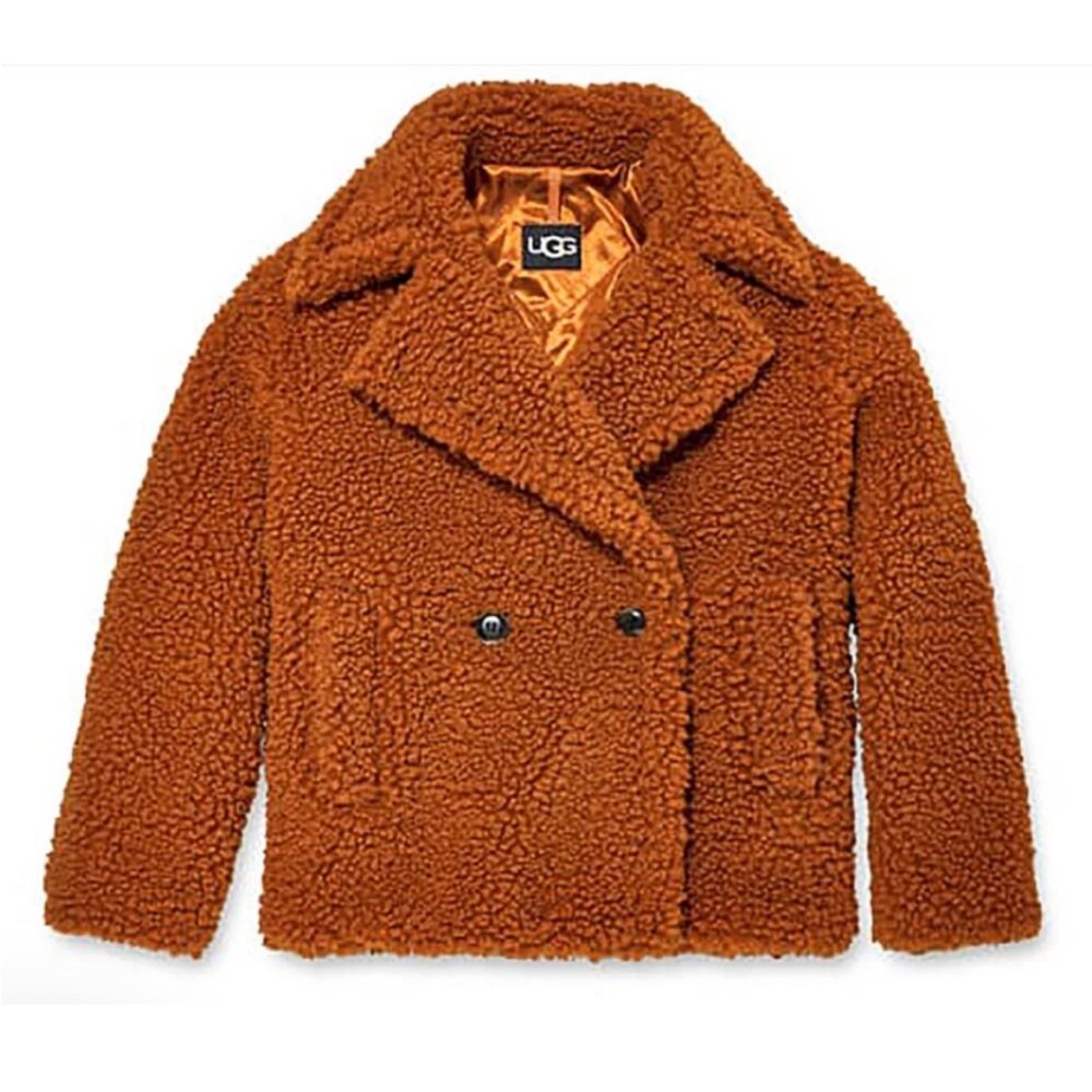 UGG Gertrude Short Teddy Coat NWOT